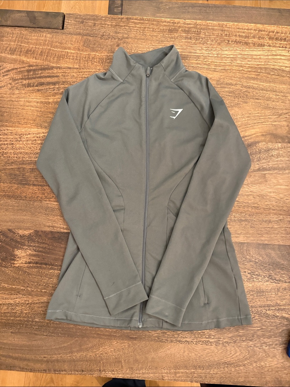 Gymshark Women's Full-Zip Utility Jacket in Gray